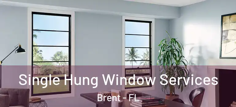  Single Hung Window Services Brent - FL